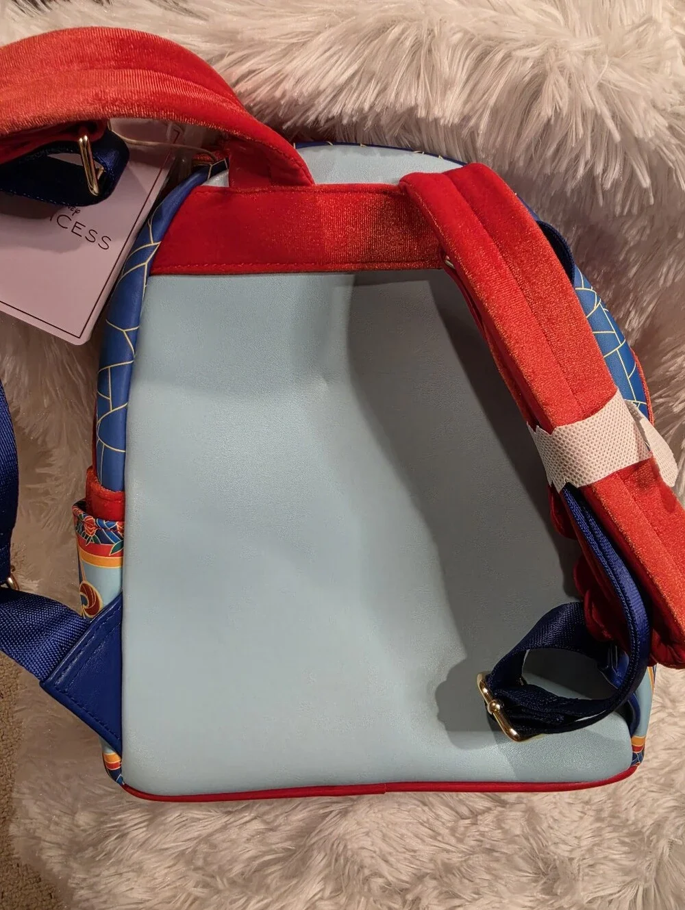 Loungefly Beauty and the Beast Stained Glass backpack & Wallet Set